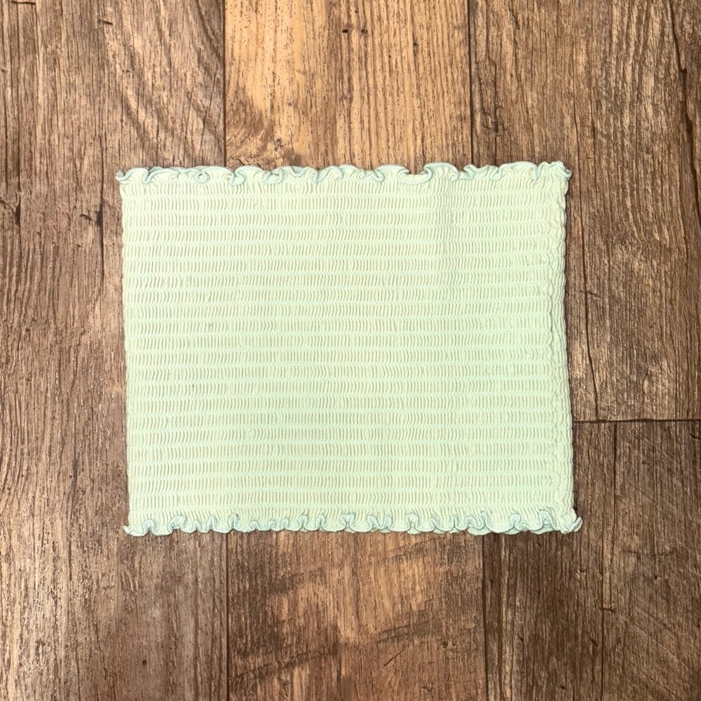 Hollister Light Green Tube Top